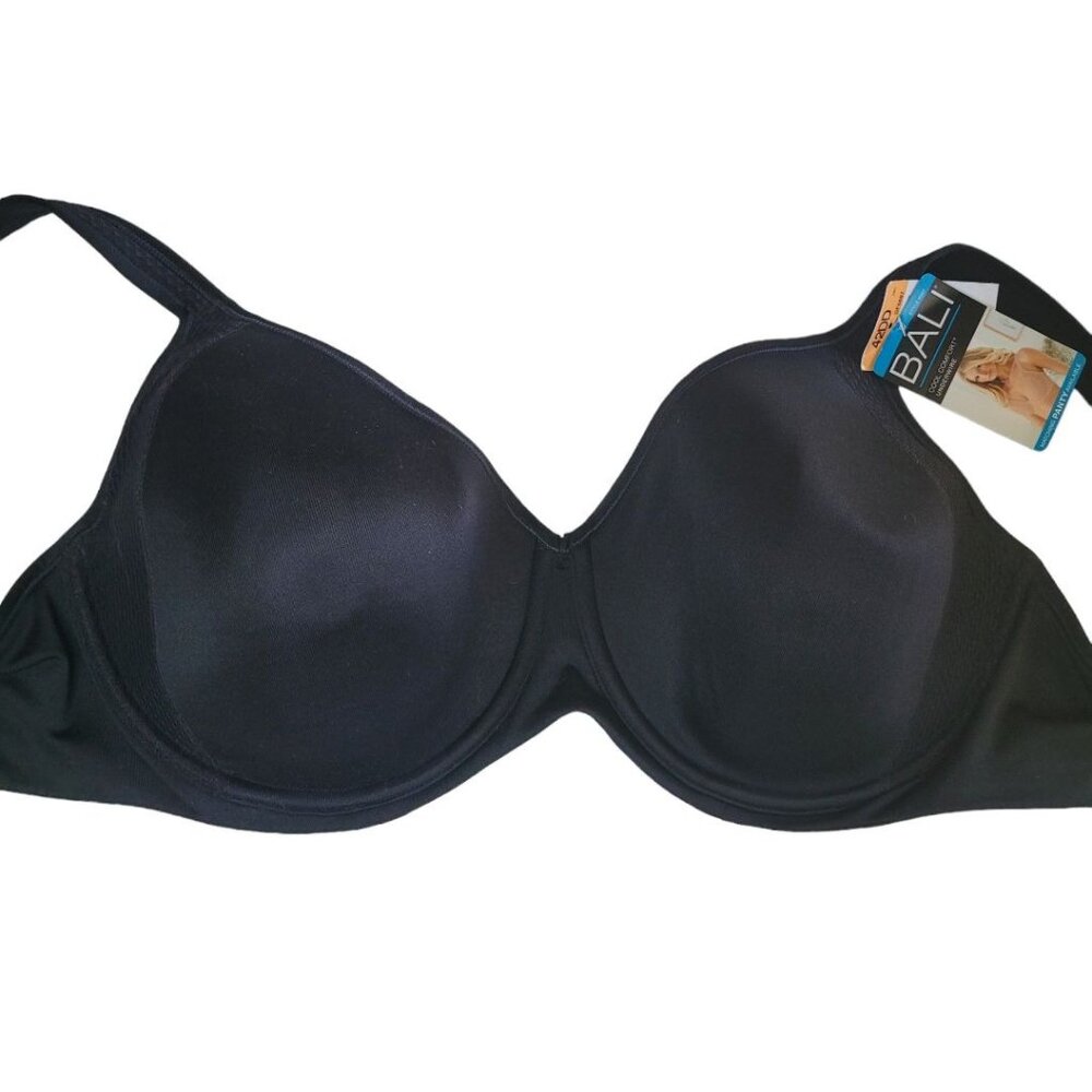 Bali Bra Size 42DD Black Adjustable New with Tags‎
